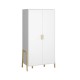 TO-BELLEW2DWHITE Ντουλάπα Belle Λευκό 45.9x55x197cm