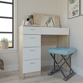 GR-DRESSTAB Τουαλέτα Tab Σονομα-Λευκό 90x42x82-110cm