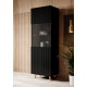 60-19865 PAFOS Standing cabinet black/black DIOMMI CAMA-PAFOS-WITRYNA-CZ/CZ