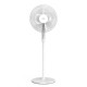 151231-0005 Osio OSF-9005 Λευκός ανεμιστήρας δαπέδου 16” και 3 ταχυτήτων-50W