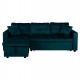 ΚΑΝΑΠΕΣ ΓΩΝΙΑ ΚΡΕΒΑΤΙ WAYNE 224x147x85Υεκ. HM3028.13 ΒΕΛΟΥΔΟ ΚΥΠΑΡΙΣΣΙ