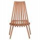 ΠΟΛΥΘΡΟΝΑ LOUNGE ΠΤΥΣΣΟΜΕΝΗ SHIGAO HM18112 ΞΥΛΟ TEAK--ΦΥΣΙΚΟ 61x88.5x89Υεκ.