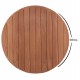 ΕΠΙΦΑΝΕΙΑ ΤΡΑΠΕΖΙΟΥ ΣΤΡΟΓΓΥΛΗ HM18132 ΞΥΛΟ TEAK--ΦΥΣΙΚΟ Φ60x4(πάχος)εκ.