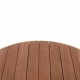 ΕΠΙΦΑΝΕΙΑ ΤΡΑΠΕΖΙΟΥ ΣΤΡΟΓΓΥΛΗ HM18132 ΞΥΛΟ TEAK--ΦΥΣΙΚΟ Φ60x4(πάχος)εκ.
