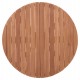 ΕΠΙΦΑΝΕΙΑ ΤΡΑΠΕΖΙΟΥ ΣΤΡΟΓΓΥΛΗ HM18134 ΞΥΛΟ TEAK--ΦΥΣΙΚΟ Φ80x4(πάχος)εκ.