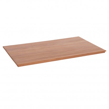 ΕΠΙΦΑΝΕΙΑ ΤΡΑΠΕΖΙΟΥ ΟΡΘΟΓΩΝΙΑ HM18138 ΞΥΛΟ TEAK--ΦΥΣΙΚΟ 120x80x4(πάχος)εκ.