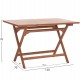 ΤΡΑΠΕΖΙ ΠΤΥΣΣΟΜΕΝΟ ΟΡΘΟΓΩΝΙΟ ERIS HM18117 ΞΥΛΟ TEAK--ΦΥΣΙΚΟ 120x70x76Υεκ.