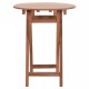 ΤΡΑΠΕΖΙ ΣΚΗΝΟΘΕΤΗ ΣΤΡΟΓΓΥΛΟ HEIDEL HM18120 ΞΥΛΟ TEAK--ΦΥΣΙΚΟ Φ60x75Υεκ.