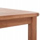 ΤΡΑΠΕΖΙ ΤΕΤΡΑΓΩΝΟ PRESSCOT HM18122 ΞΥΛΟ TEAK--ΦΥΣΙΚΟ 80x80x76Υεκ.