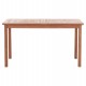 ΤΡΑΠΕΖΙ ΟΡΘΟΓΩΝΙΟ PRESSCOT HM18123 ΞΥΛΟ TEAK--ΦΥΣΙΚΟ 140x80x76Υεκ.