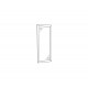 100412 Επιτοίχιος καθρέφτης APOLON PA-3 δρυς 50x113x1,8 Δρυς