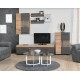 670463 Επιτοίχιο ράφι BARCELONA artisan/ γκρι 100x25x16,5 Artisan|Γκρι ανθρακί
