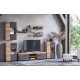 670463 Επιτοίχιο ράφι BARCELONA artisan/ γκρι 100x25x16,5 Artisan|Γκρι ανθρακί