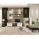 670158 Έπιπλο TV BARCELONA nordic δρυς/ άμμου γυαλιστερό 180x40x45,5 Άμμου γυαλιστερό