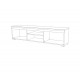 670163 Έπιπλο TV BARCELONA artisan/ γκρι 180x40x45,5 Artisan|Γκρι ανθρακί