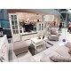 610243 Έπιπλο TV RUSTIC rustic λευκό 166,5x50,6x60 Rustic