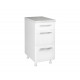 KD403FB59 Επιδαπέδια συρταριέρα κουζίνας IN MDF D40 3F Cashmere γυαλιστερό 40x60x85εκ. Cashmere γυαλιστερό