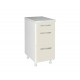KD403FB59 Επιδαπέδια συρταριέρα κουζίνας IN MDF D40 3F Cashmere γυαλιστερό 40x60x85εκ. Cashmere γυαλιστερό
