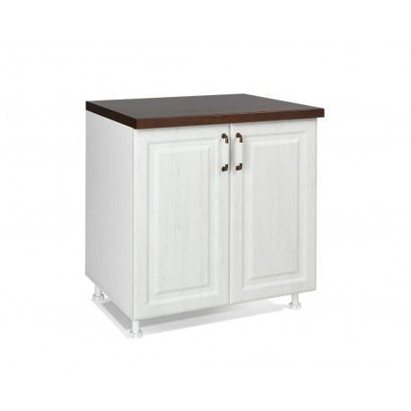 KD8043 Επιδαπέδιο ντουλάπι κουζίνας RUSTIC D80 rustic λευκό 80x60x85 Rustic