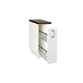 KD2043 Επιδαπέδια συρταριέρα κουζίνας RUSTIC D20 rustic λευκό 20x60x85 Rustic