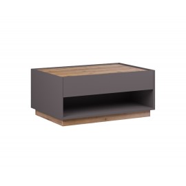 800464 Τραπέζι σαλονιού TREVISO γκρι/ artisan 90x60x40 Artisan|Γκρι ανθρακί