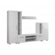 760114 Ολοκληρωμένη σύνθεση TV COMO λευκό gloss 265x45x180 Λευκό|Λευκό γυαλιστερό