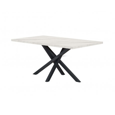 PABLO16070 Τραπέζι δείπνου PABLO λευκό μάρμαρο 160x90 Ασπρο μάρμαρο