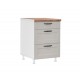 KD603FB65 Επιδαπέδια συρταριέρα κουζίνας CONTEMPO D60 3F Γκρι ανθρακί 60x60x85εκ. Γκρι ανθρακί