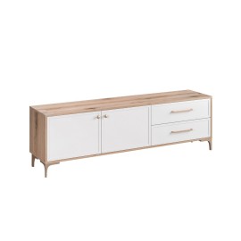 890177 Έπιπλο TV ALBA κανέλα/ λευκό 175x40,5x56 Κανέλα|Λευκό
