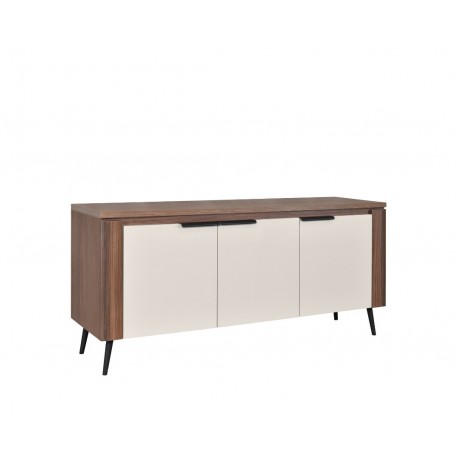 860281 Έπιπλο TV ASTANA 128 με φωτισμό led καρυδί/ κασμίρ 128,3x40x59,9 Καρυδί|Κασμίρ