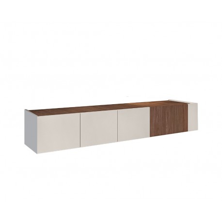 850681 Επιτοίχιο έπιπλο TV SMART καρυδί/ κασμίρ 180x40x28,5 Καρυδί|Κασμίρ