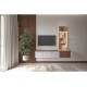 850782 Επιτοίχιο ράφι SMART κανέλα/ κασμίρ 54,5x22x121 Κανέλα|Κασμίρ