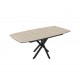 TAMADA019 Επεκτεινόμενο τραπέζι δείπνου FILIS traverten 145+40x90x76 Traverten 46