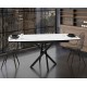 TAMADA019 Επεκτεινόμενο τραπέζι δείπνου FILIS traverten 145+40x90x76 Traverten 46