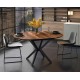 TAMADA020 Επεκτεινόμενη ροτόντα δείπνου DOBOK traverten 46 110+35x77 Traverten 46