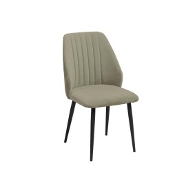 TAMADA013 Καρέκλα τραπεζαρίας RIVER μπεζ 04 88x55x45