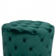 ΣΚΑΜΠΟ KASSIE ΚΥΠΑΡΙΣΣΙ ΒΕΛΟΥΔΟ ΤΥΠΟΥ CHESTERFIELD HM8406.03 Φ60x43Υ εκ.