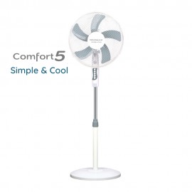 30-1615 Ανεμιστήρας Επιδαπέδιος Telemax Comfort5 FS-1615M (White)