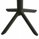 ΤΡΑΠΕΖΙ ΠΟΛΥΠΡΟΠΥΛΕΝΙΟΥ ΤΕΤΡΑΓΩΝΟ TERRIN HM6125.15 DARK OLIVE 60x60x75Υεκ.