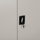 ΝΤΟΥΛΑΠΑ ΜΕΤΑΛΛΙΚΗ ΜΕ ΠΟΔΙΑ CLOD HM11998 2ΦΥΛΛΗ ΜΕ ΧΩΡΙΣΜΑ-ΑΝΟΙΧΤΟ ΓΚΡΙ 90Χ45Χ190Yεκ