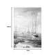 296-000089 Πίνακας σε καμβά Sailsy Inart 70x3x100εκ