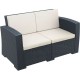 53-0812 MONACO DARK GREY 2ΘΕΣ.ΚΑΝΑΠΕΣ ΜΕ ΜΑΞ. ΠΟΛ/ΝΙΟΥ