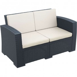 53-0812 MONACO DARK GREY 2ΘΕΣ.ΚΑΝΑΠΕΣ ΜΕ ΜΑΞ. ΠΟΛ/ΝΙΟΥ