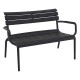 20-0856 PARIS ΚΑΝΑΠΕΣ BLACK 116X70X75εκ. ΠΟΛ/ΝΙΟΥ