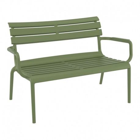 20-0859 PARIS ΚΑΝΑΠΕΣ OLIVE GREEN 116X70X75εκ. ΠΟΛ/ΝΙΟΥ