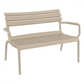 20-0858 PARIS ΚΑΝΑΠΕΣ TAUPE 116X70X75εκ. ΠΟΛ/ΝΙΟΥ