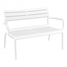 20-0855 PARIS ΚΑΝΑΠΕΣ WHITE 116X70X75εκ. ΠΟΛ/ΝΙΟΥ