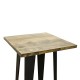 24-0219 TEXAS ΜΠΑΡ ΜΑΥΡΟ ΜΑΤ ΤΡΑΠ. 60Χ60Χ106εκ.WOOD TOP