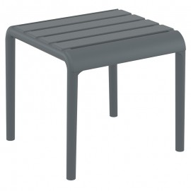 20-0845 PARIS DARK GREY ΤΡΑΠΕΖΙ 42X41X40εκ. ΠΟΛ/ΝΙΟΥ