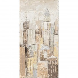 14670025  Πίνακας ArteLibre -Πόλη- Καμβάς 60x120cm